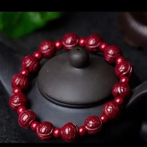 

Оригинальный браслет Fu Jia Tian Xia из фиолетового золота с киновари для мужчин и женщин, подчеркивающий богатство, подарок на год зодиака, мир HandStr