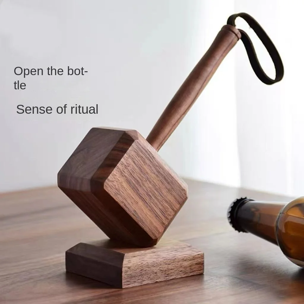 

Thor's Hammer Bottle Opener Ornament Bottle Opener Personalized Household Beer Bottle Opener Creative Magnetic Bottle Opener
