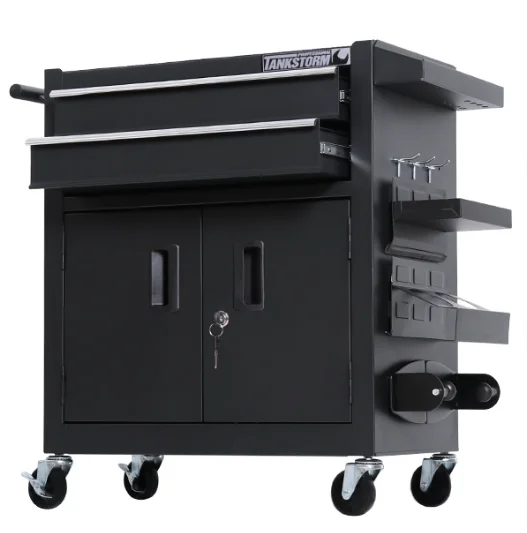 صالون الحلاقة المحمول أداة خزانة القصدير أداة سيارة المتداول محطة الوشم عربة الوشم عربة متعددة الوظائف لصالون #2