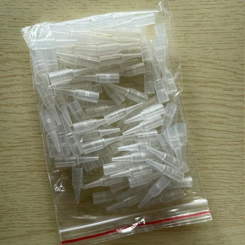 

Наконечники-колпачки для игл 1R/3R/5R 5F/7F для тату-машинок, для перманентного макияжа, 100 шт./упак.