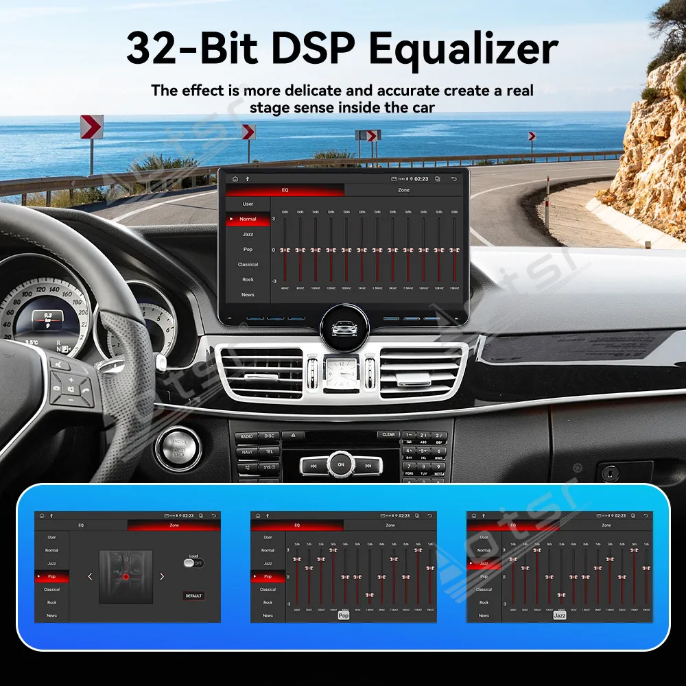 11.5"  For Mercedes Benz E Class 2011-2015 Android 15 CarPlay Car Radio GPS Navigation DSP Screen Multimedia Player Head Unit view 5