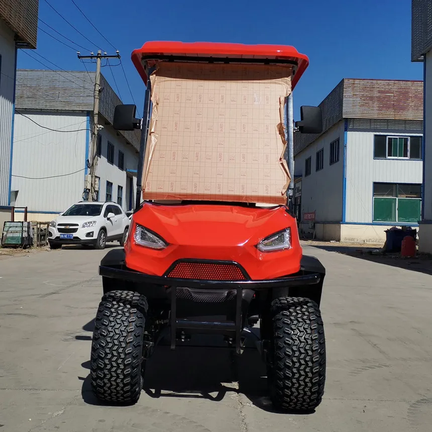 Custom 60V72V Golf Cart 4 Wheel Disc Brake Electric Car For Adults 2+2 Seater Electric Golf Cart Best Price With Factory Price