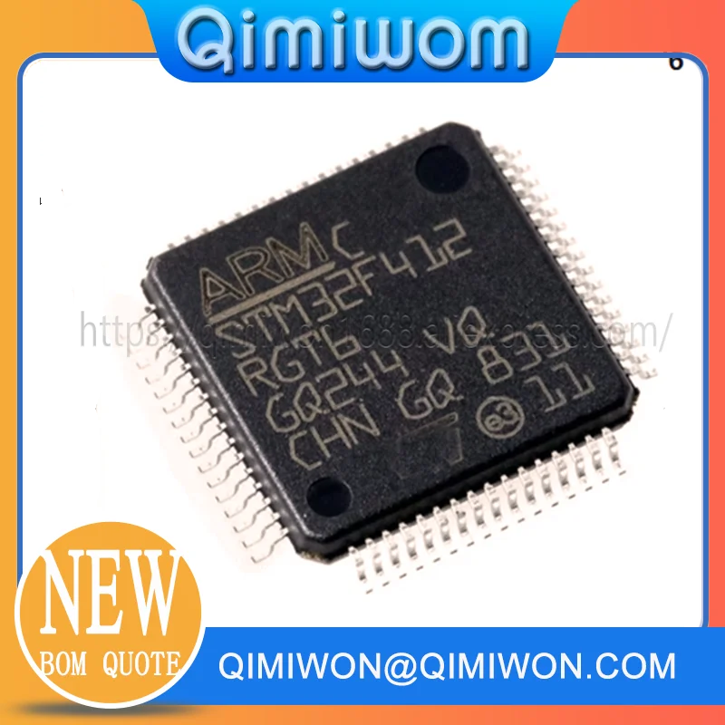 1PCS STM32F412RGT6 QFP64 New and In Stock