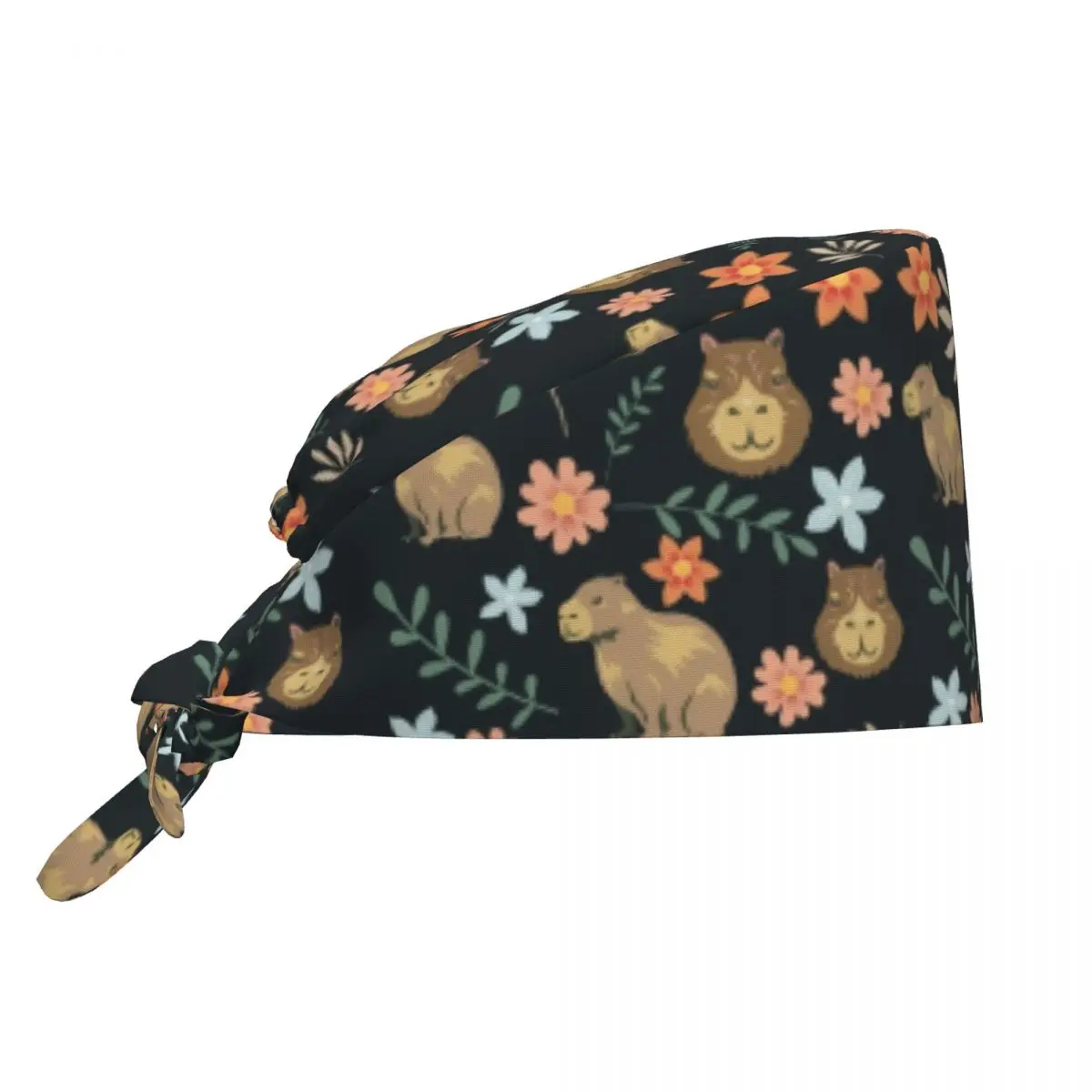 Hoja de capibara, comer tus verdes, operador, gorros quirúrgicos de enfermería, amantes de los animales, cuidado de mascotas, gorros de trabajo de enfermería, gorros exfoliantes
