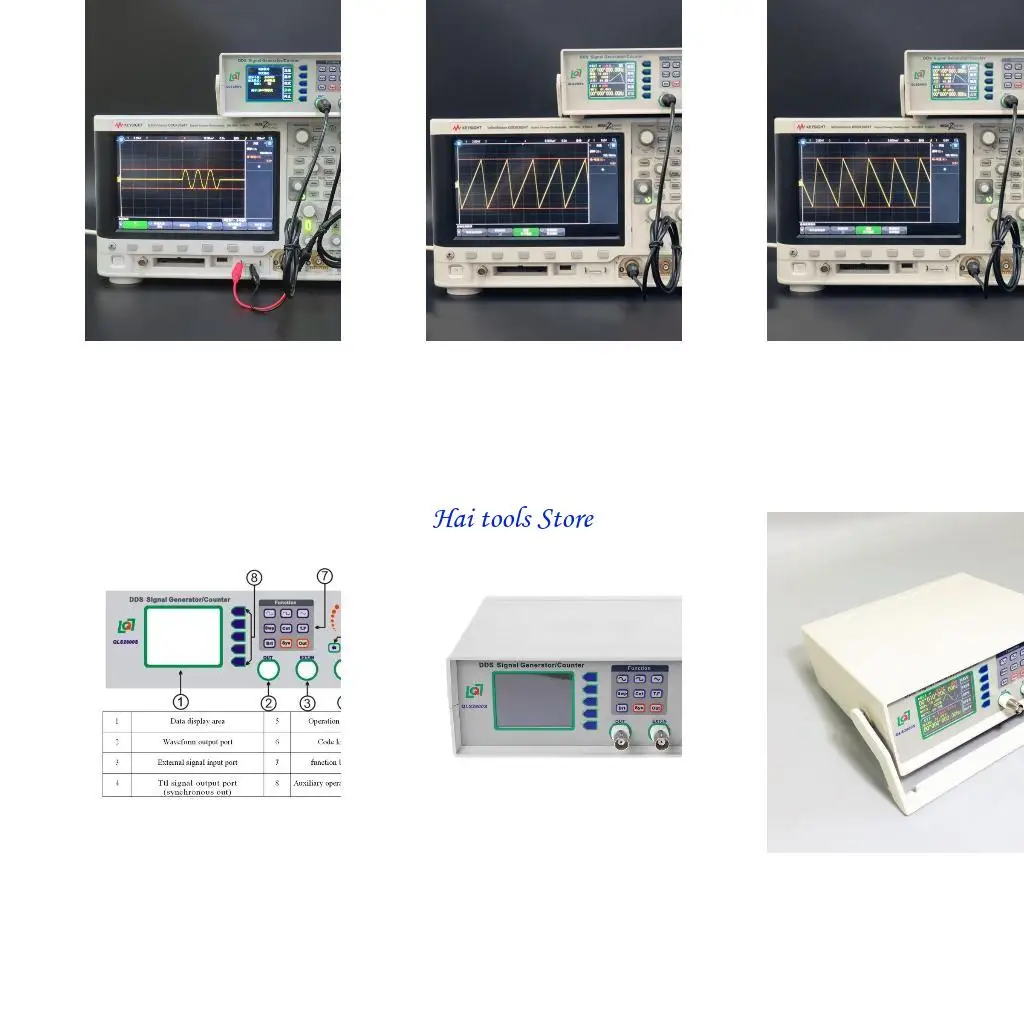 X37e -генератор сигналов ЖК -дисплей дисплей сигналов цифровой счетчик частоты управления.