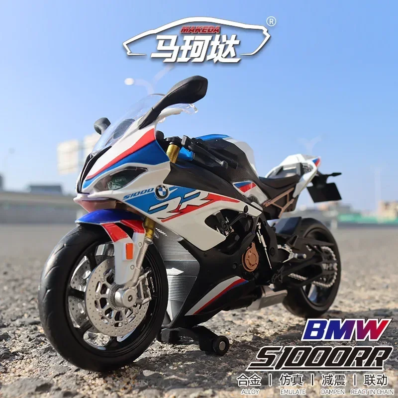 1:12 BMW S1000RR Motorcycle High Simulation Alloy Model Adult Collection Decoration Gifts Toys for Boys M13