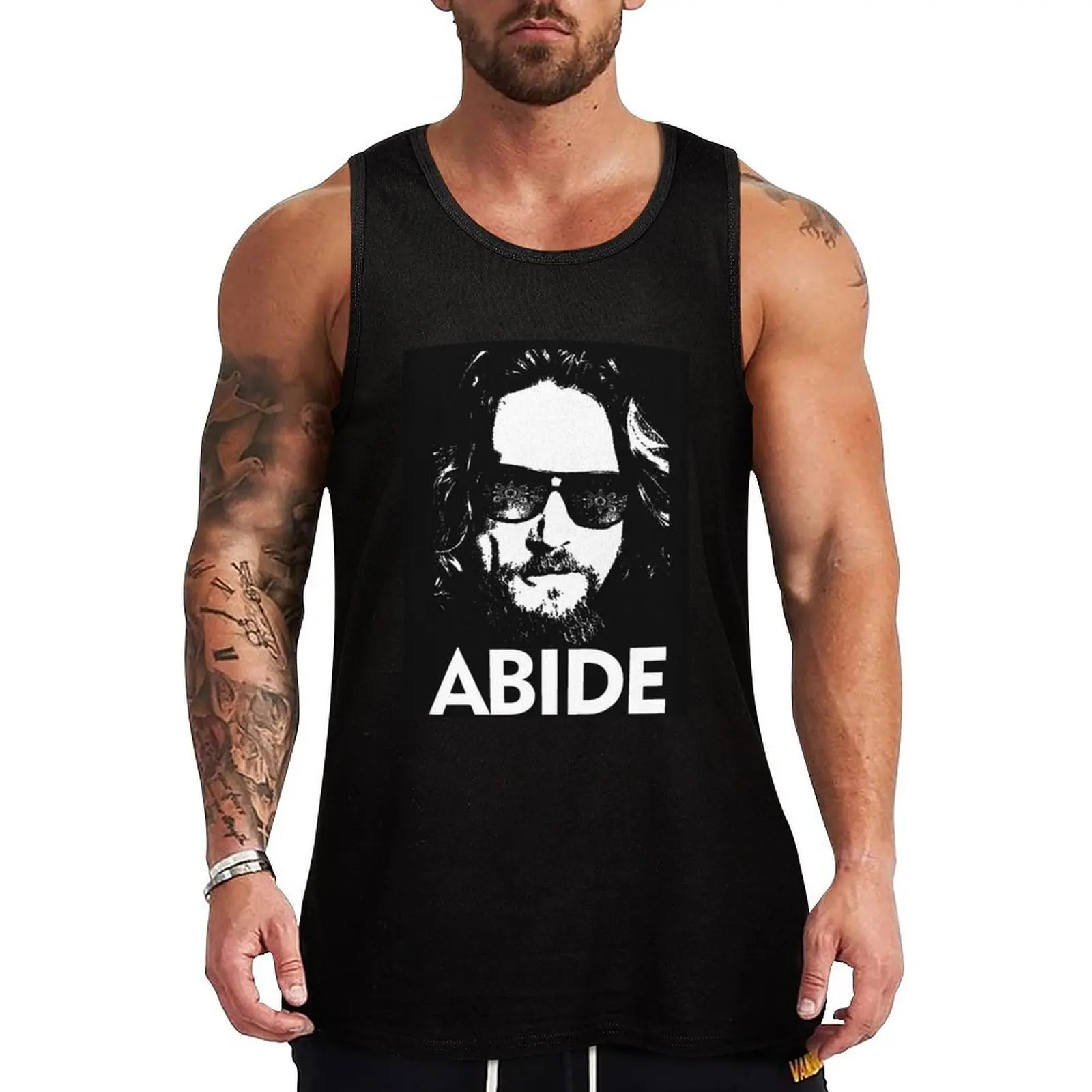 

THE BIG LEBOWSKI Tank Top Fitness men clothing clothes for men t-shirts for Men's gym