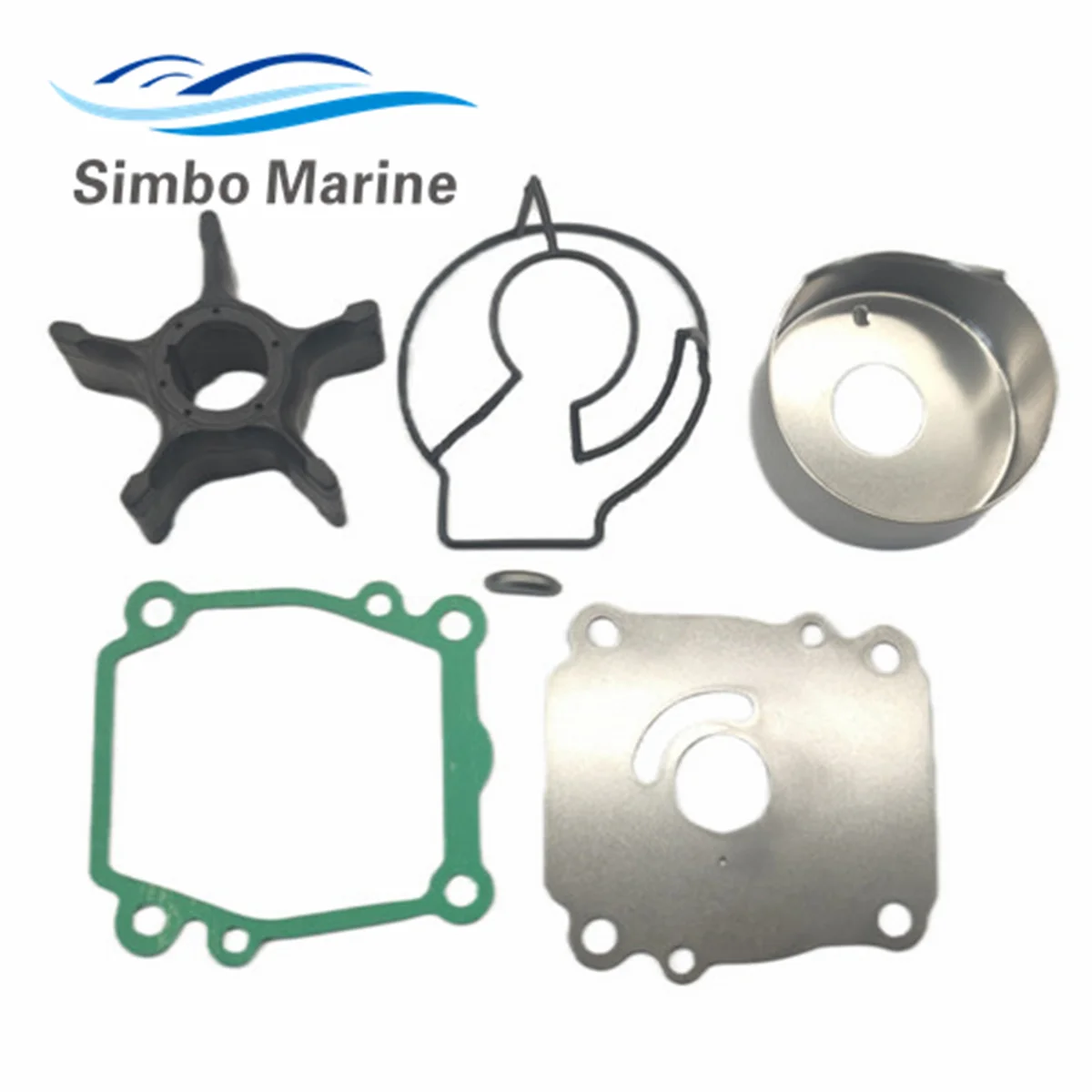 17400-92J21 Water Pump Impeller Kit For Suzuki Outboard DF100 115 140  Motor 17400-92J22 17400-92J23