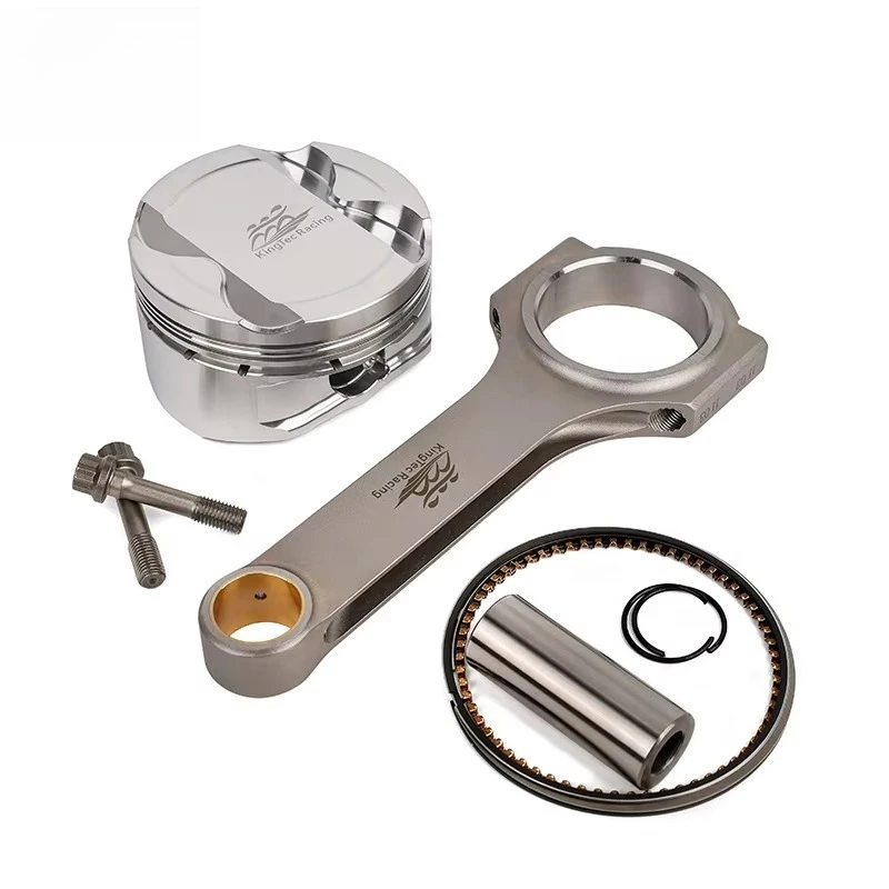 4AGE 20 В кованый поршень шатуна для Sprinter Trueno AE111 Carina 1,6 л, черные верхние детали хода двигателя