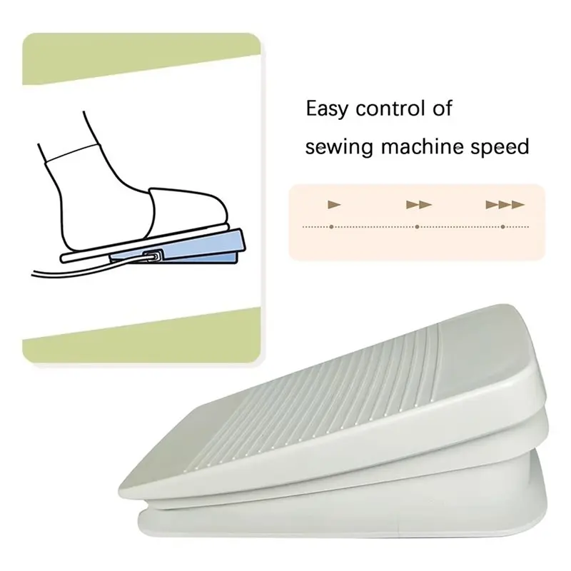 AB66-2X Foot Pedal For Brother Babaylock Simplicity Sewing Machine SE600 CS6000I With Cord Control FC-322 XC8816021 - view 5