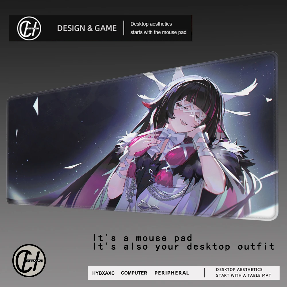 

HD Columbina Genshin Impact коврик для мыши большой настольный коврик для клавиатуры эргономичный офисный резиновый игровой ПК нескользящий коврик для мыши аксессуары для дома