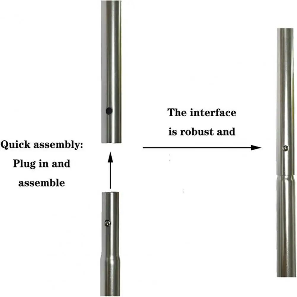 Stainless Steel Ladder Pull System Ladder Pull Down System Kit with Extension Pole for Easy Assembly Reusable Pull for Accessing