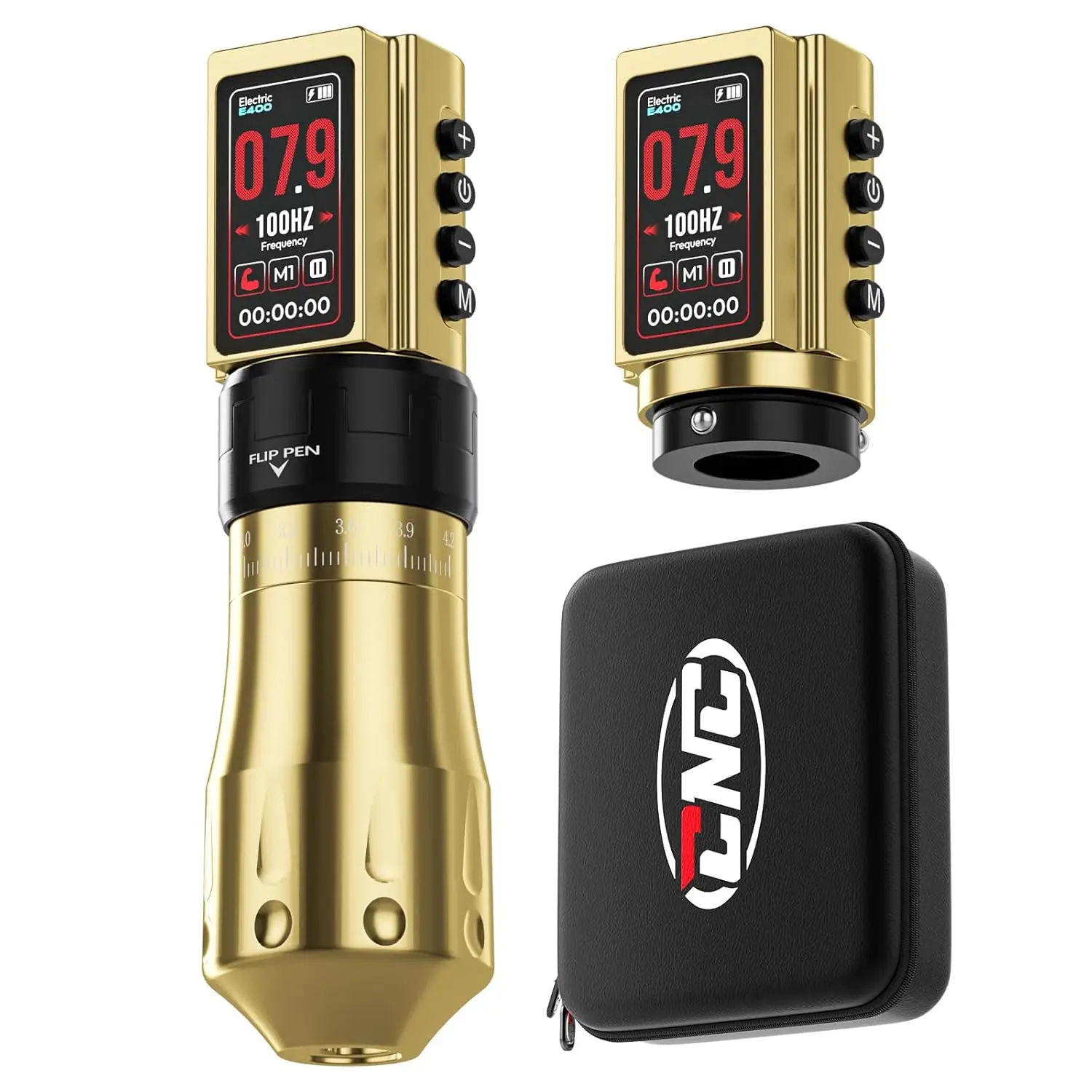 

CNC Wireless Tattoo Machine with Dual Batteries, Adjustable Strokes, Rotary Pen & LED Display for Professional Tattoo Artists