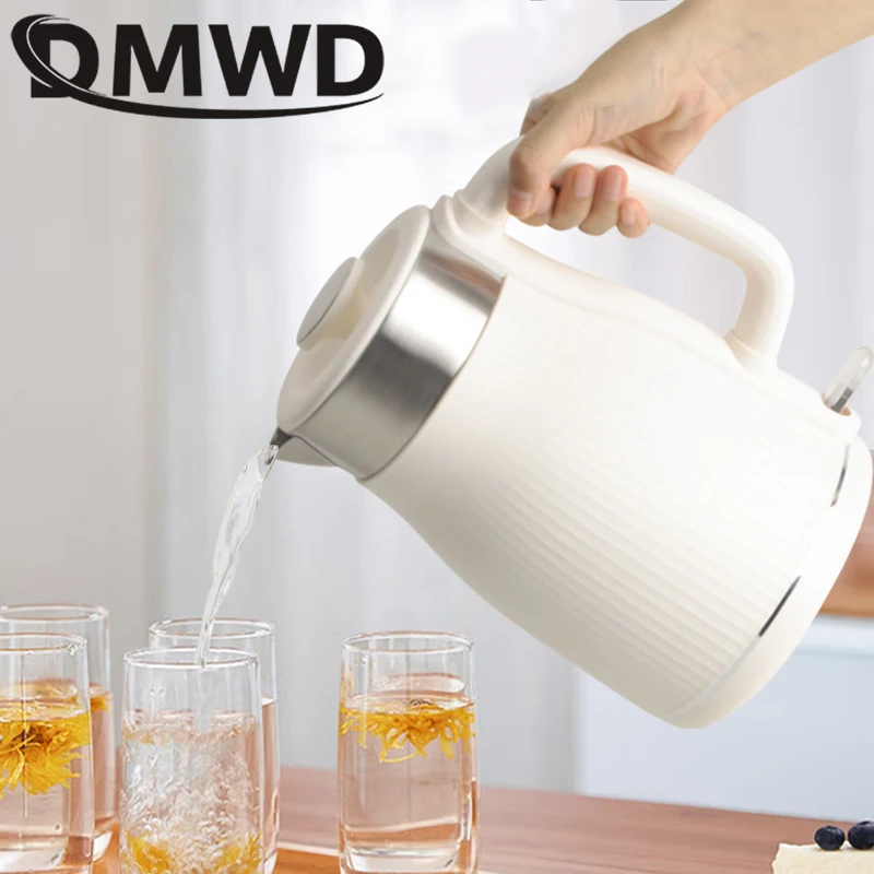 DMWD 1.8L Electric Kettle Hot Water Quick Heating Stainless Steel Auto Power-off Boiler Teapot Heater 220V