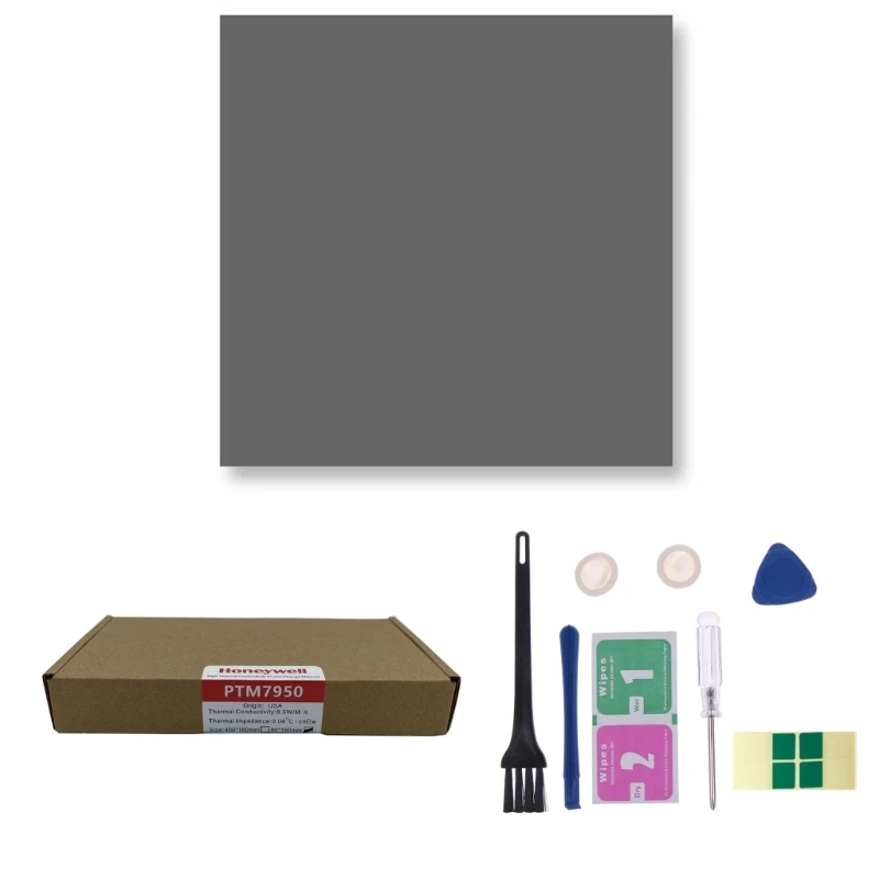 Thermal Conductive Pad Honeywell- PTM7950 Phase Change Silicone Pad MaterialLaptop CPU GPU Silicone Grease Pad Drop Shipping