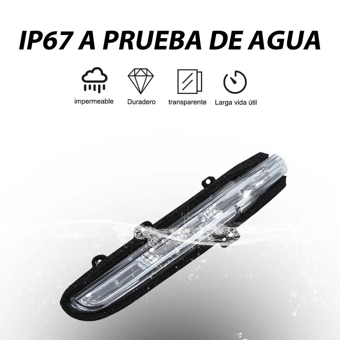 12V Rearview Mirror Turn Signal Light For Ford Territory EV Jiangling Yusheng S330 2019 2020 2021 2022 2023 Side Indicator Lamp