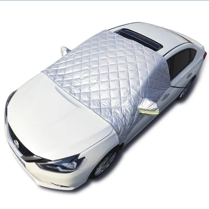 

Car snow block anti-frost and anti-freeze winter cotton thickened front windshield cover shading shading clothes