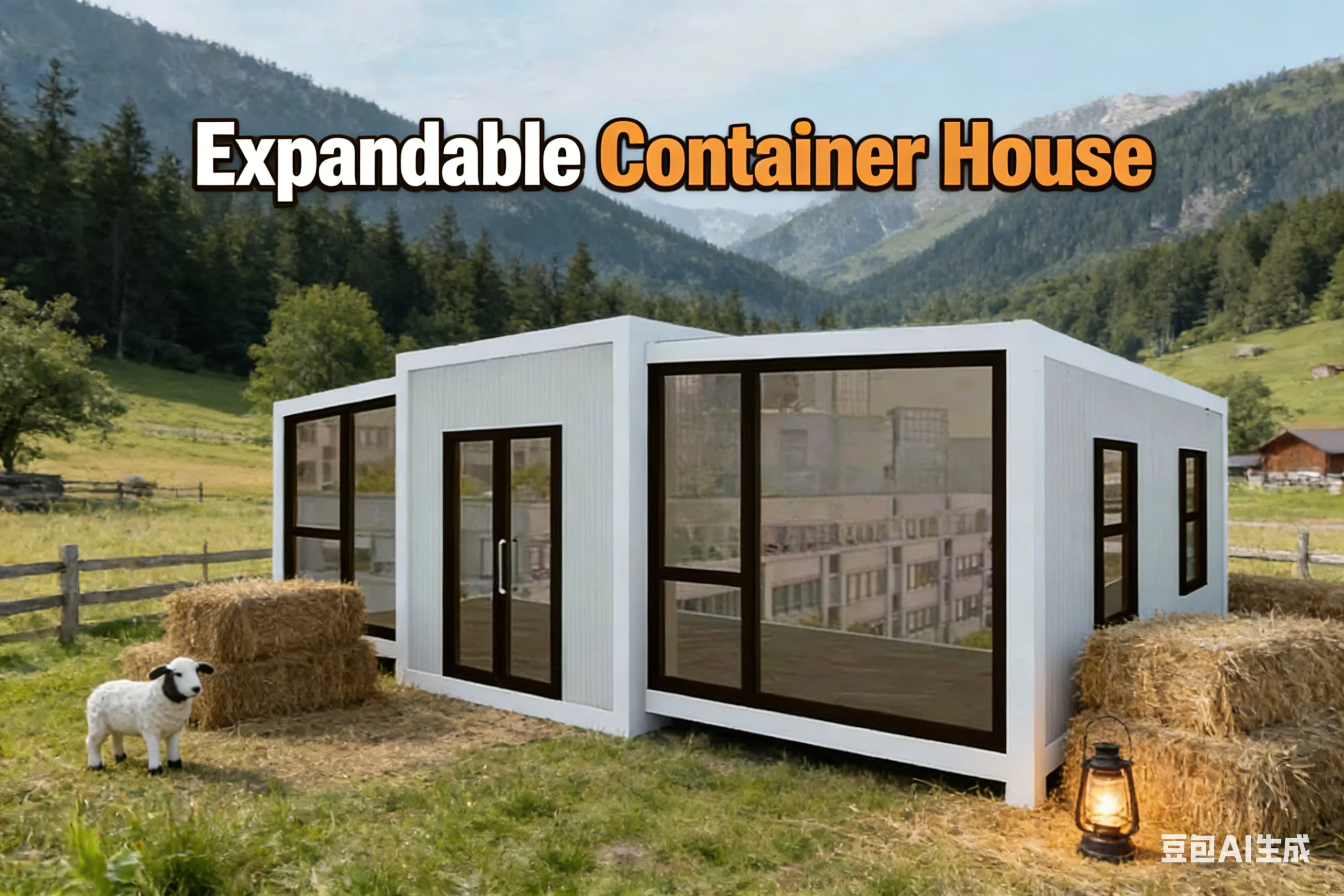 Customized Mobile Tiny Home Container House Prefab Expandable Foldable 20ft Steel Structure Waterproof Hot