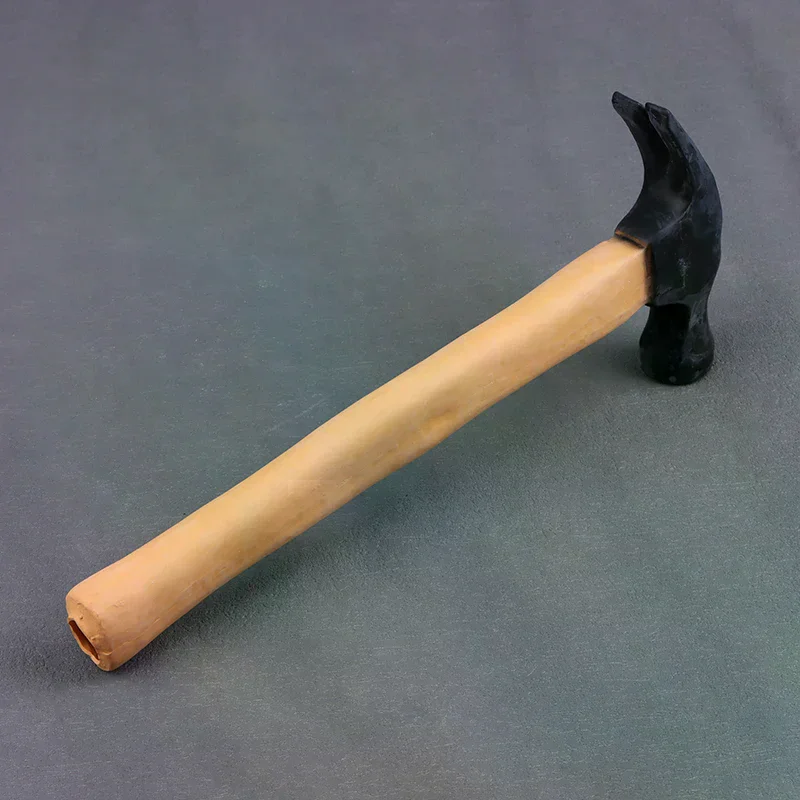 ค้อนยางนุ่มสีน้ำตาลเหมือนจริง ของเล่นตลกสำหรับการแกล้งกันและความบันเทิง ของขวัญแกล้งกันตลกๆ