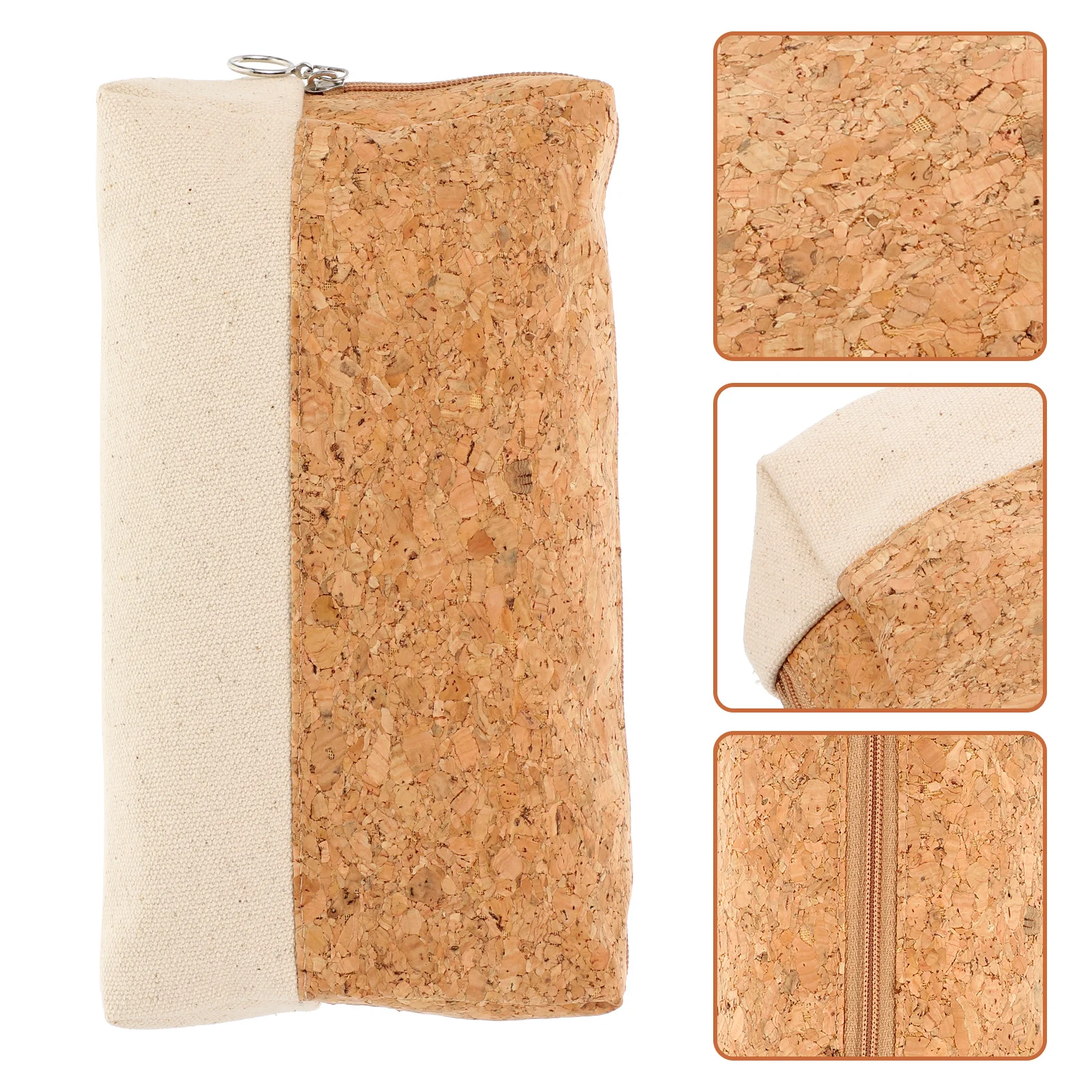 

Compact Canvas Makeup Bag Travel-Sized Pouch Organizing Toiletries Kit Portable Storage for Women on Trip Daily Or