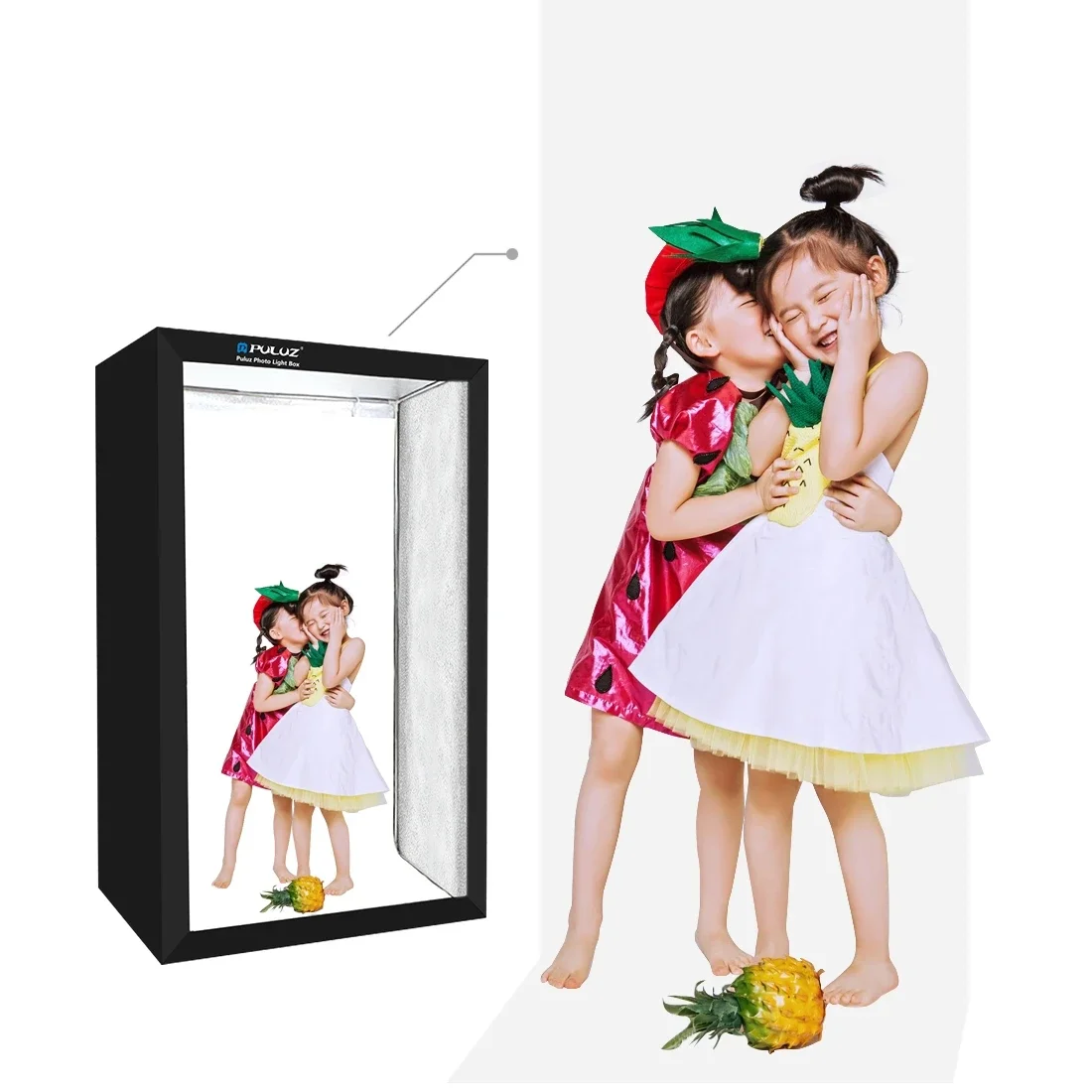 High Quality Brightness Portable Large Led Photo Studio Tent 120*80*200cm Photography Tent Softbox Light Box for Photos