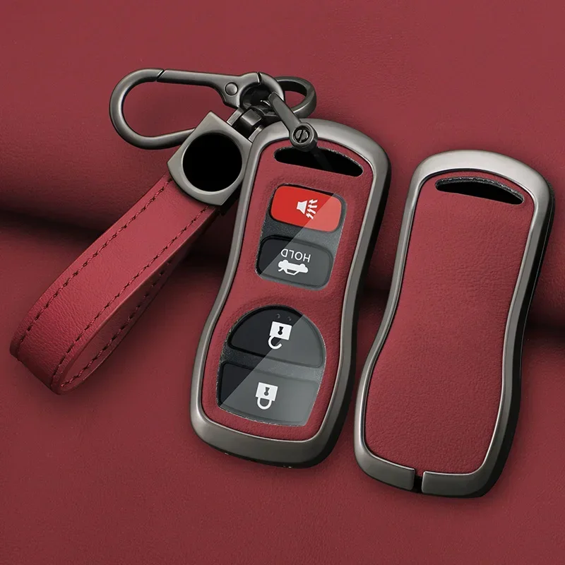 

3 4 Button Zinc Alloy Car Remote Key Case For Nissan PATHFINDER X-TRAIL TIIDA VERSA 350Z MURANO Armada XTERRA FRONTIER