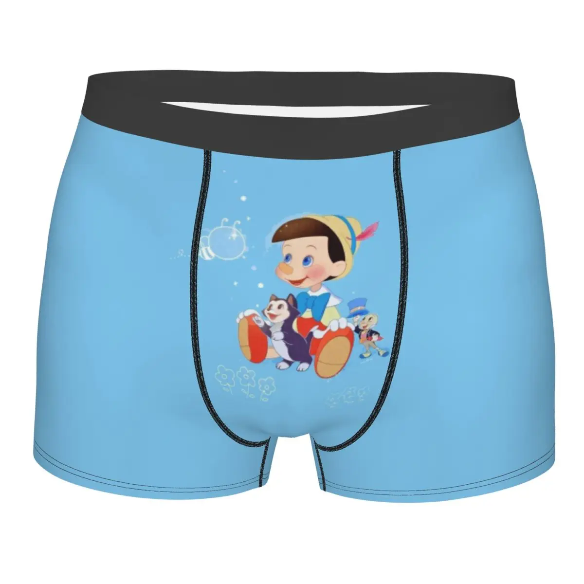 

Custom Male Cool Cartoon Pinocchio Underwear Boxer Briefs Breathable Shorts Panties Underpants