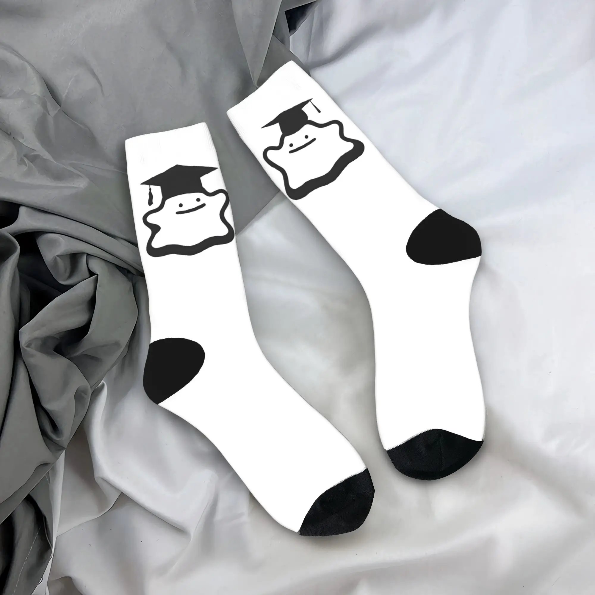 I Can Be Anything Ditto Socks  Fashion Stockings Adults Men Soft Running Socks Autumn Graphic Non Skid Socks