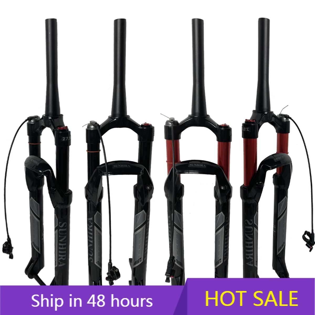 

POWER LEAP MTB FORK SUNHIRA@ SH-MK100 Mountain Bike Suspension Bike Front Fork Pit 26 27.5 29 Inch Crown Spring Mount Wheel Prel