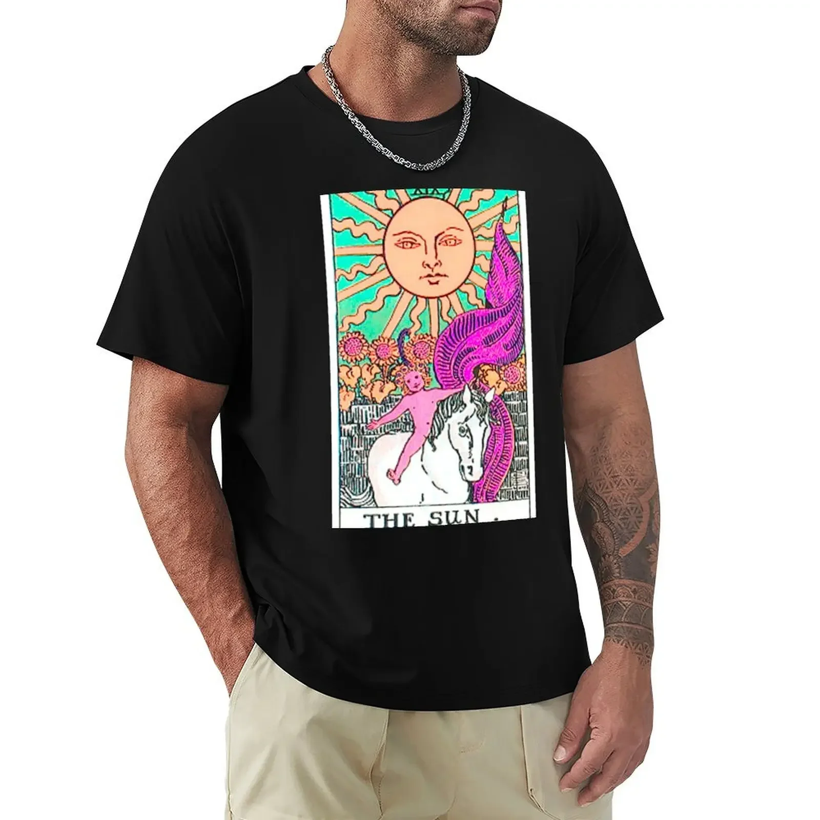 The Sun Tarot TWISTED T-Shirt graphic t shirts graphic t shirt vintage animal prinfor boys sports fans men t shirts high quality