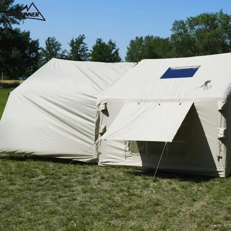 2026Hot Custom Tent Factory Trekking Outdoor Camping Single-layer PVC air Column Inflatable Tent