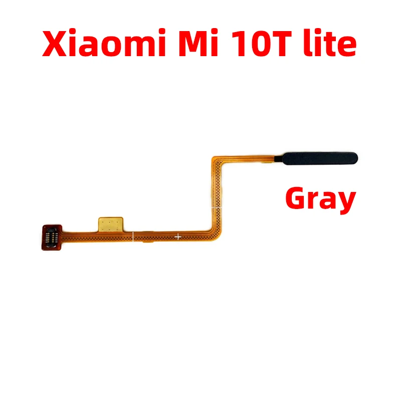 Escáner de Sensor de huellas dactilares Original para Xiaomi Mi 10T lite, Mi 10T, Mi 10T pro, Touch ID, conectar placa base, botón de inicio, Cable