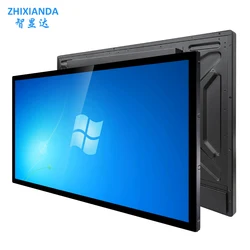 Factory 32 Inch Industrial PCAP Touch Screen Monitor 1920*1080 Waterproof Surface VESA Wall Mount LCD Display HDMI/VGA Speaker