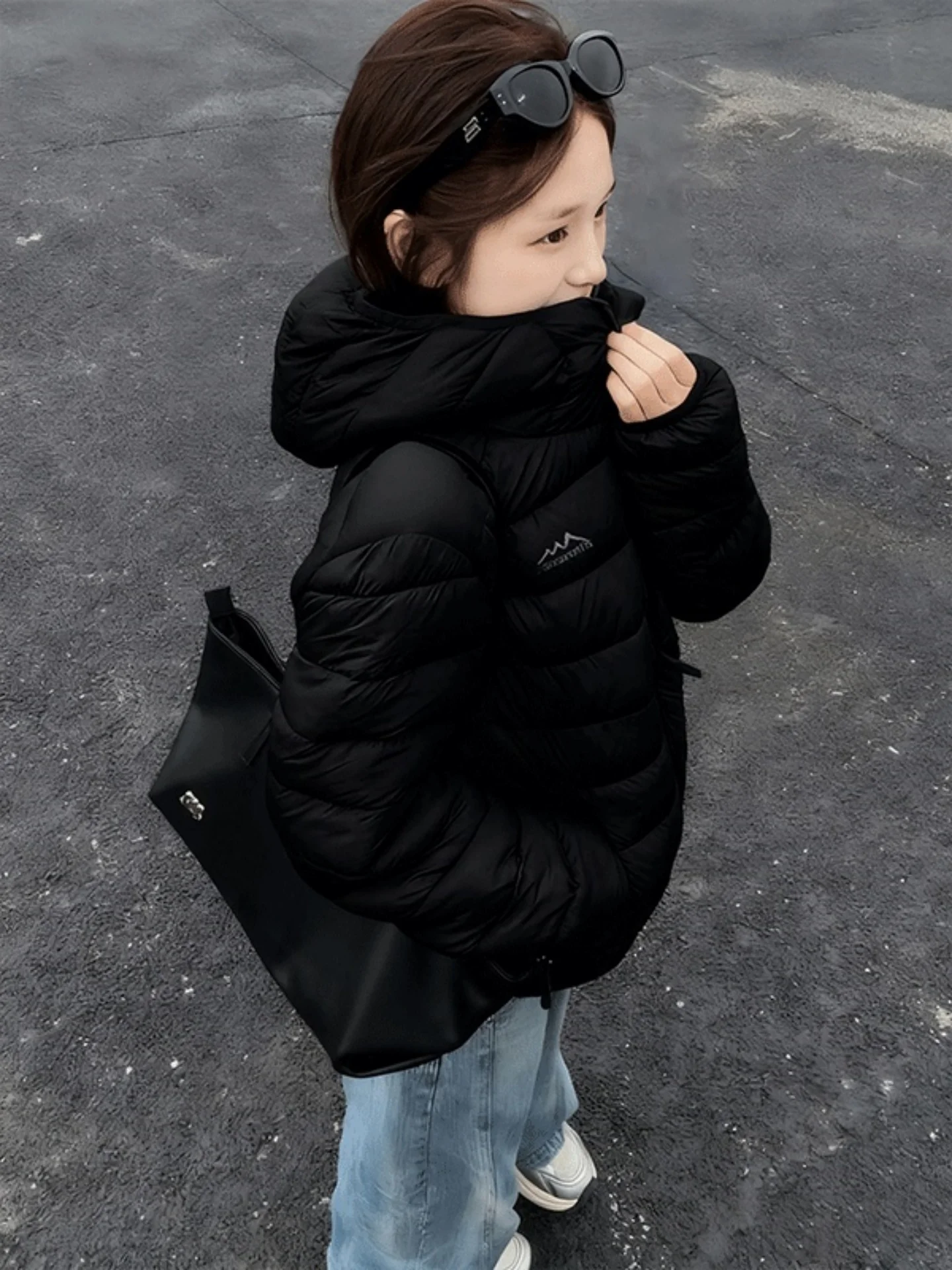 

Slim Fit Lightweight down Cotton Jaet Men Women Winter Warm New Sle Bread Coat Zipper Hooded Casual Youth Faion