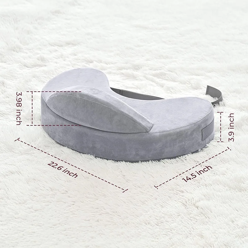 Ergonomic Memory Foam หมอนพยาบาลให้นมบุตรทารกแรกเกิดหมอนพยาบาลเอวสําหรับถือเด็กฝาครอบที่ถอดออกได้