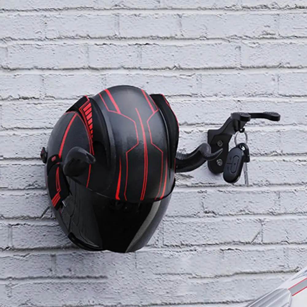 Wall Mount Motorcycle Helmet Holder With Screws Motorbike Sports Baseball Rugby Football Helmet Display Rack Hanger 투구 보관대