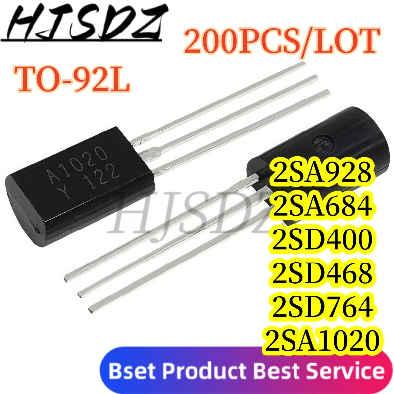 【200PCS/LOT】 Transistor Triodo A928A A928 A1020 A684 D400 D468 B764 2SA928A 2SA928 2SA1020 2SA684 2SD400 2SD468 2SB764 TO-92L