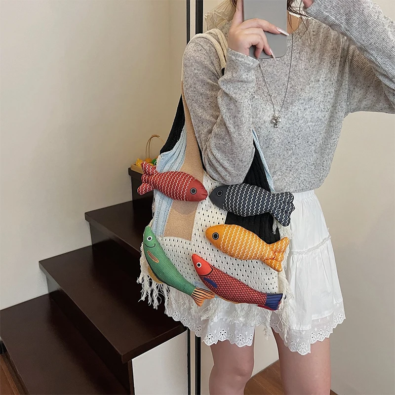 Criativo estilo chinês tecido saco de moda marca designer bolsa bolsa ombro nova cor contraste viajando mão sacos ombro