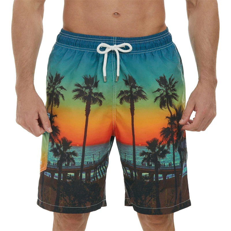 Men Summer Board Shorts 3D Printed Beach Shorts Pants Swimsuit Woman 2023 New Swim Trunks Beach Volleyball Sport Gym Short Pants