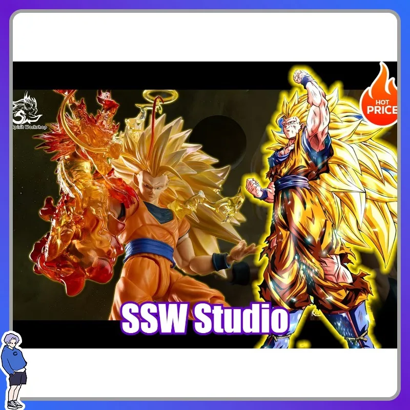 【Новинка】SSW Scouti Workshop Dragon Ball SHF Super Saiya SSJ3, скульптура головы, специальный эффект, фигурка кулака дракона, коллекция подарков 【Новинка】SSW Scouti Workshop Dragon Ball SHF Super Saiya SSJ3, скульптура головы, специальный эффект, фигурка кулака дракона, коллекция подарков