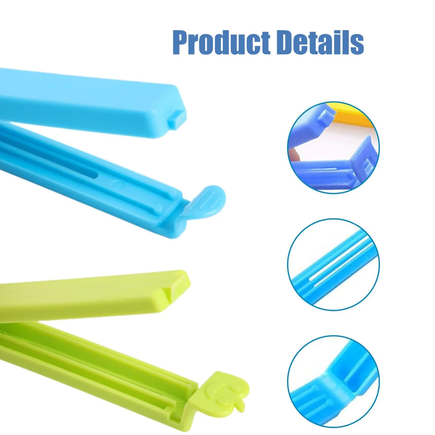 10-100 قطعة البلاستيك الغذاء مقاطع حقيبة السدادة المشبك المطبخ أداة المحمولة تخزين ختم مشبك عزل ل حقيبة ختم الملحقات #6