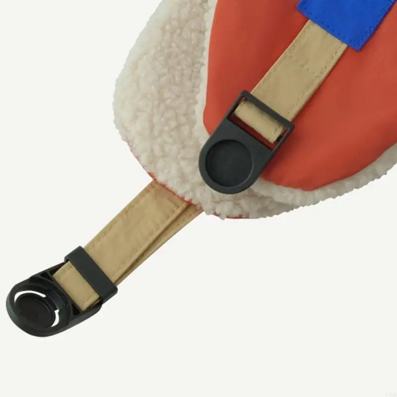 195E قبعة عصرية ناعمة محمولة للأطفال، قبعة نسائية فاخرة متعددة الاستخدامات للمعسكرين والمتزلجين #3