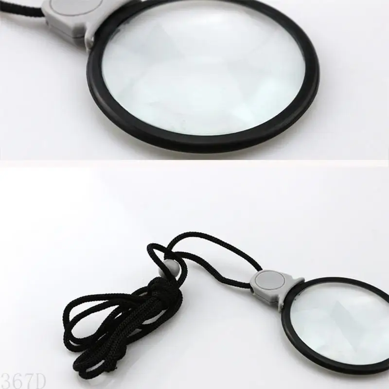 

AP28 Glasses Pendant Hanging Loupe Monocle-Lens Compatible for Kids Seniors Reading Small Prints-Map Jewelry
