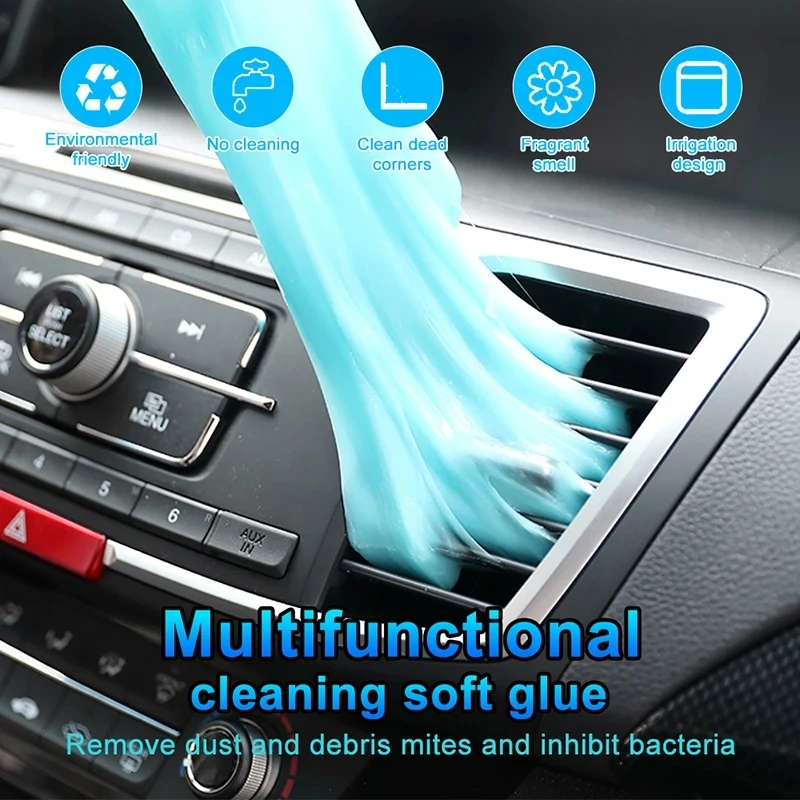 Car Cleaning Gel Detail Tool Auto Interior Putty Cleaner Reusable Gels Magic Keyboard Notebook Clean Car Wash Slime for Cleaning