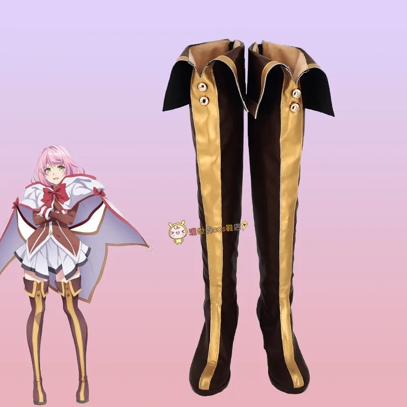 Anime Redo of Healer Keyaruga Keyaru Cosplay Shoes Comic Halloween Carnival Cosplay Costume Prop Men Boots Cos