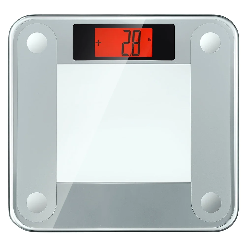 Precision II Body Weight Scale 440 lbs with Weight Change Detection Instant On Auto Calibration Includes Tape Measure Body Fat