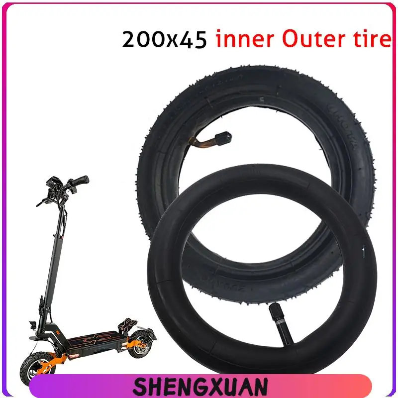 8-inch 200x45 tire inner tube outer tire suitable for electric scooters, razors, scooters, electric scooter tires