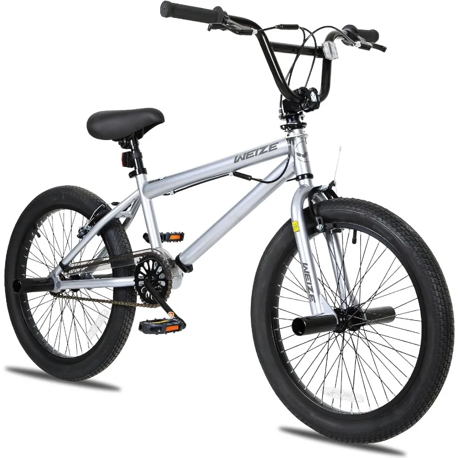 Bicicleta BMX Freestyle de 20 pulgadas para adultos, hombres y mujeres, marco de acero de alta tensión, Rotor de 360 grados, bicicleta Freestyle de 4 clavijas de marcha única para adolescentes