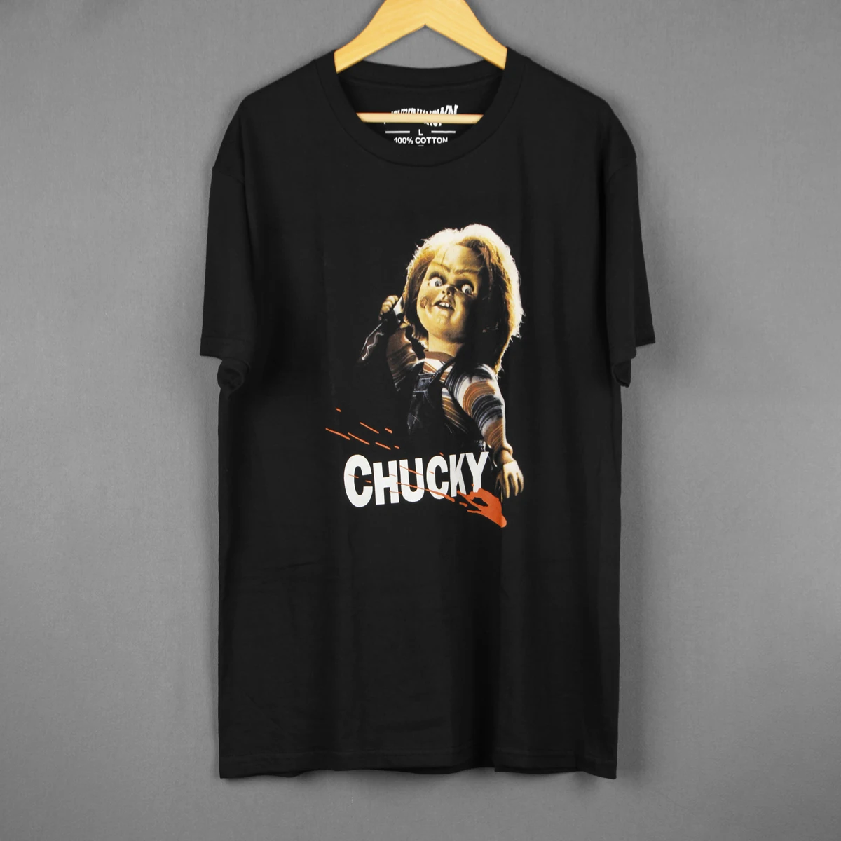 Child\'s Play T-shirt Chucky A Nightmare On Elm Street Halloween Horror Movie Men\'s Clothing Short Sleeve Cotton Tee