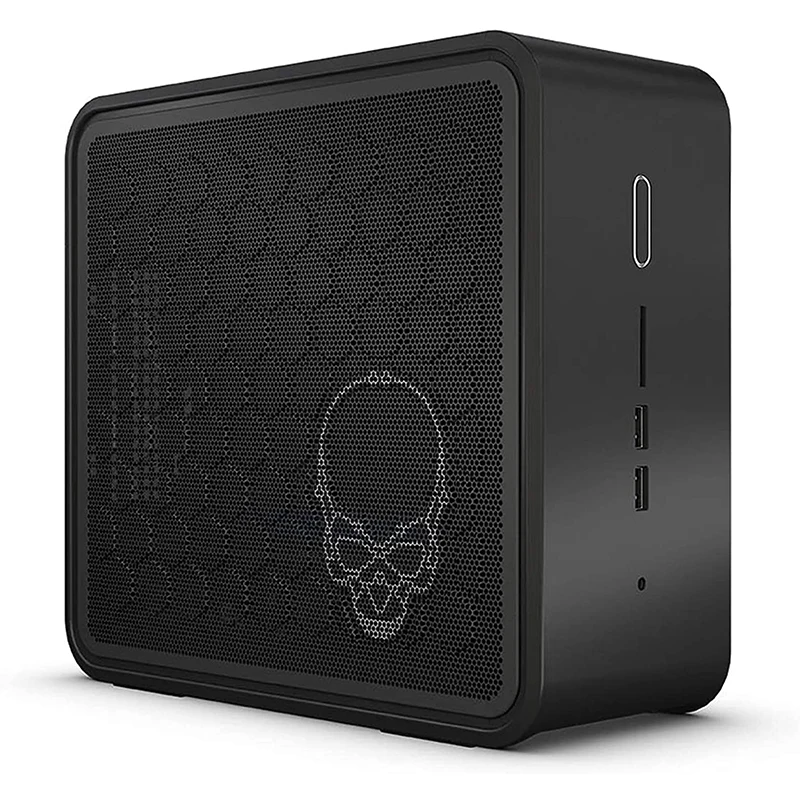 Intel NUC9i5QNX Ghost Skull Canyon Extreme Gaming Box, Elite Core, i5-9300H, Mini PC, Windows 10, 4K, ordenador de escritorio para juegos de oficina